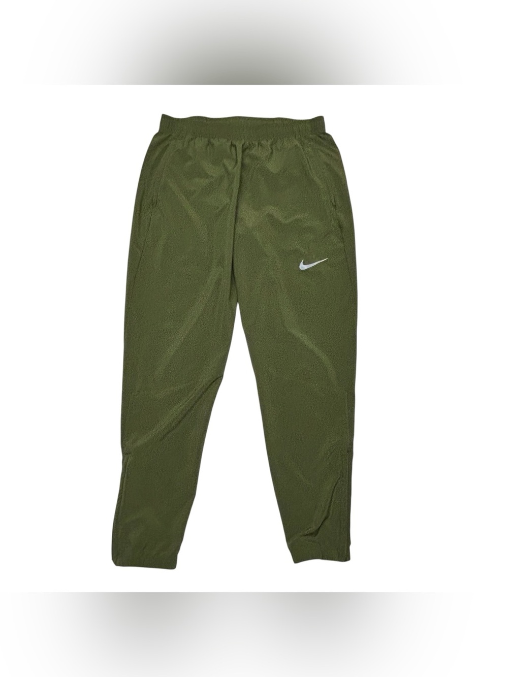 Nike Dri Fit Mens Size M Joggers Sweatpants Gym Running Activewear Zip Ankle